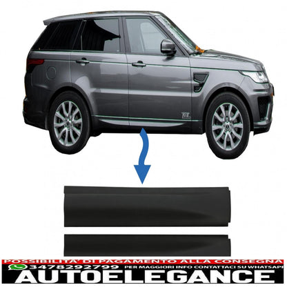 Front Lower Door Mouldings Suitable for Land Rover Range Rover Sport L494 (2013-up) Black 