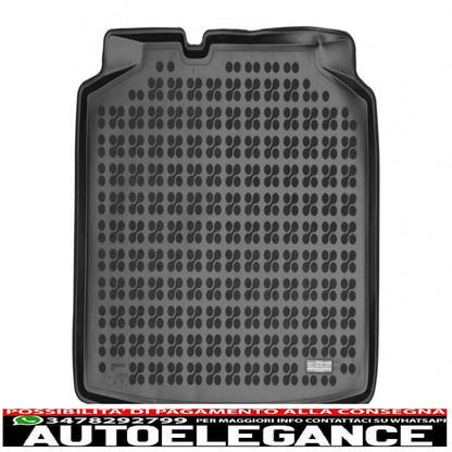 Black rubber boot mat suitable for skoda scala (2019-)