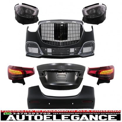Complete conversion body kit suitable for mercedes e class w213 (2016-2019) to 2020 facelift design m 