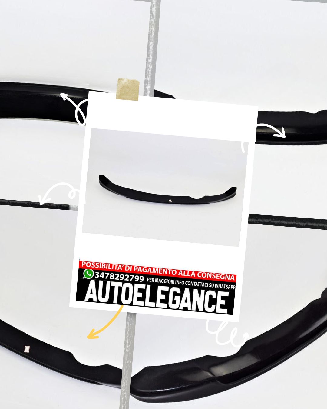 DIFFUSORE adatto per VW Polo MK5 2009-2014