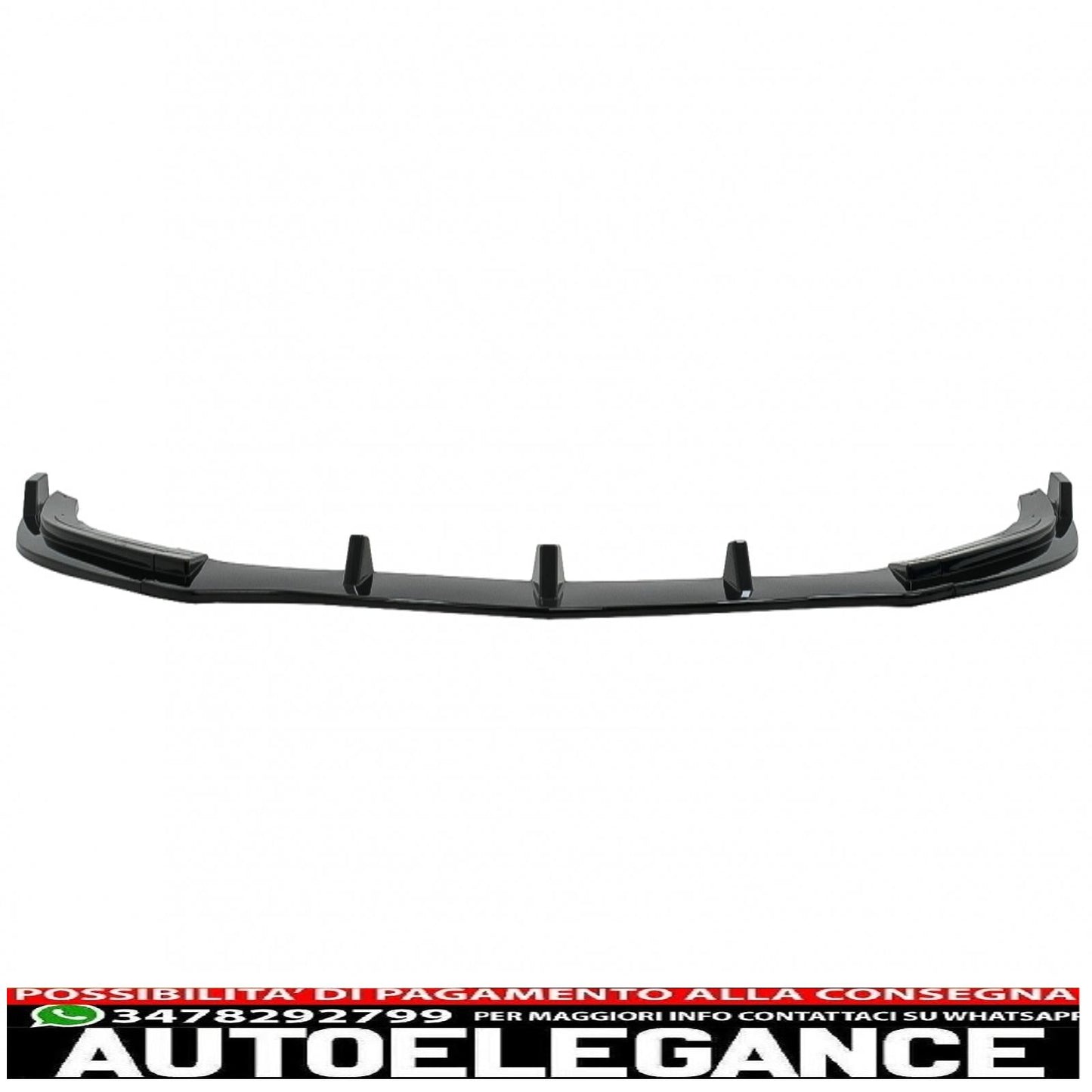 Estensione del labbro dello spoiler del paraurti anteriore adatta per mercedes classe e w212 s212 facelift sport line (2013-2016) nero pianoforte