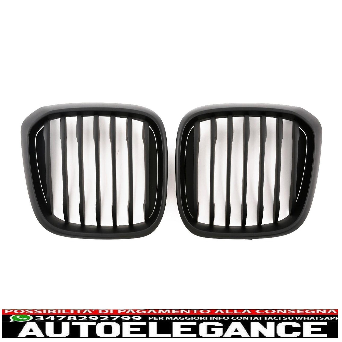 For BMW X3 X4 G01 G02 radiator grille matt black