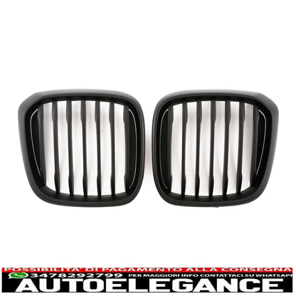 For BMW X3 X4 G01 G02 radiator grille matt black