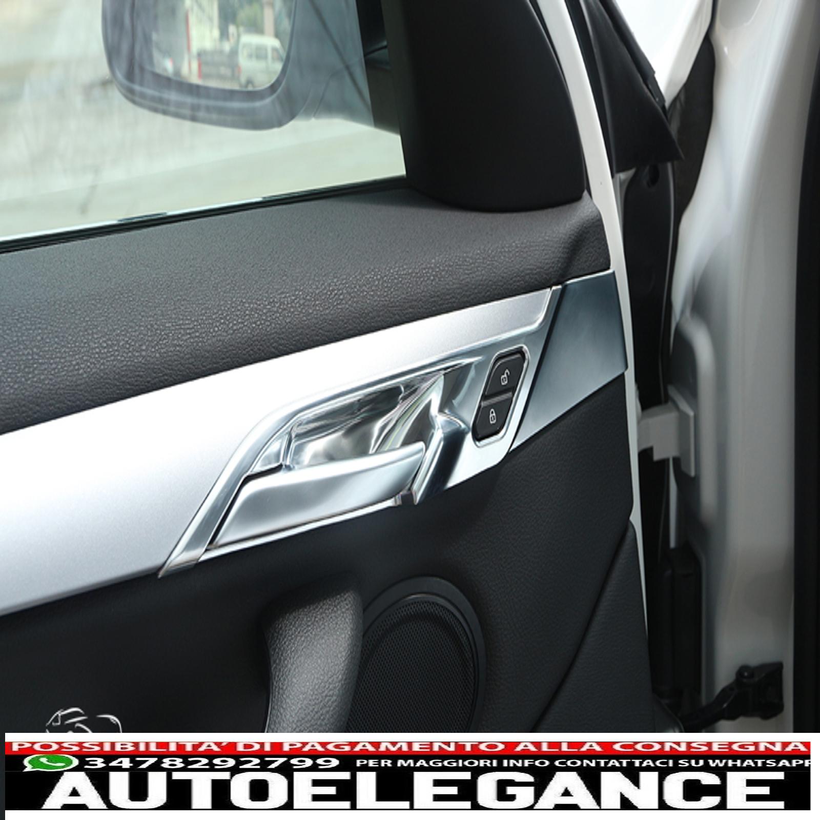 buchi maniglie porta gusci rivestimento porta cromato per bmw x1 f48-mostra il titolo originaletesto originaletürgriffmulden schalen türverkleidung chrom für bmw x1 f48 AUTOELEGANCERICAMBI