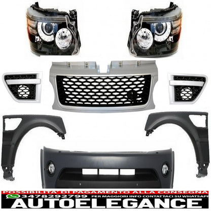 Complete conversion group for restyling suitable for Land Range Rover Sport L320 (2005-2013) autobiography design