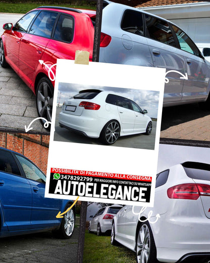 SPOILER SUITABLE FOR AUDI A3 8P SPORTBACK 5 DOORS 2005-2013 
