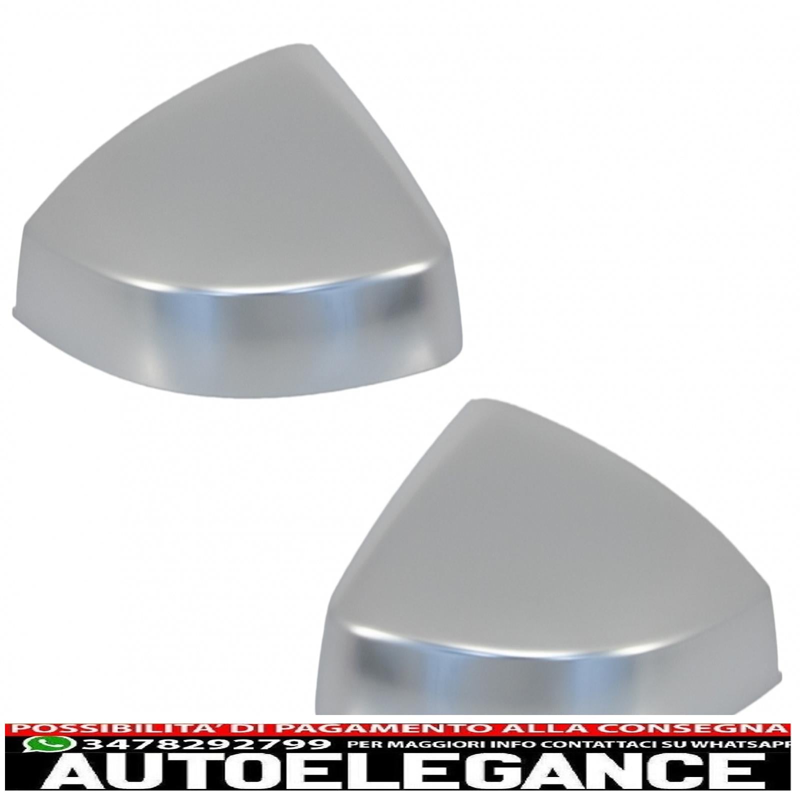 coperture specchietti adatti per audi a3 8v s3 rs3 cabriolet limousine sportback (2012-2019) estinzione alloggiamento completo placcato in alluminio con assistenza laterale AUTOELEGANCERICAMBI