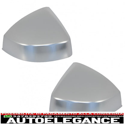 coperture specchietti adatti per audi a3 8v s3 rs3 cabriolet limousine sportback (2012-2019) estinzione alloggiamento completo placcato in alluminio con assistenza laterale AUTOELEGANCERICAMBI
