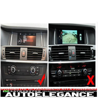 telaio cromato pannello ugelli aria console centrale per bmw x3 x4 f25 f26-mostra il titolo originaletesto originalechromrahmen blende luftdüsen mittelkonsole für bmw x3 x4 f25 f26