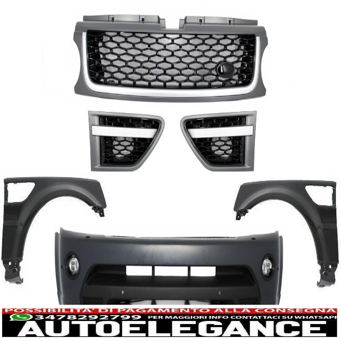 Restyling conversion group suitable for Land Range Rover Sport L320 (2005-2013) autobiography design