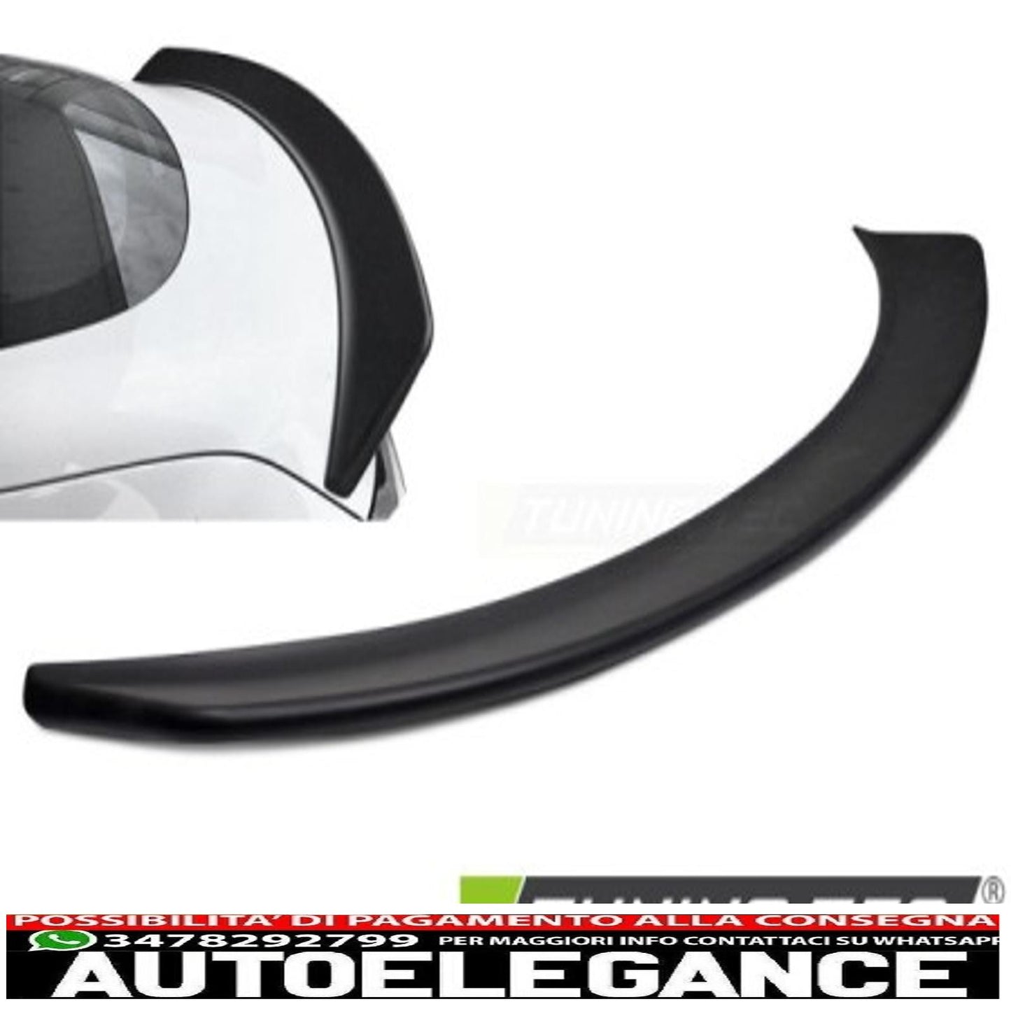 Sport style trunk spoiler suitable for tesla 3 17-