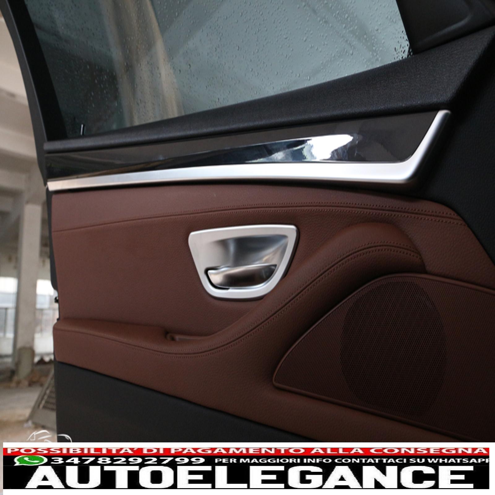 buchi maniglie porta gusci rivestimento porta cromato per bmw serie 5 f10 e f11-mostra il titolo originaletesto originale maniglia rientranze conchiglie rivestimento porta cromato per bmw 5 serie f10 e f11 AUTOELEGANCERICAMBI