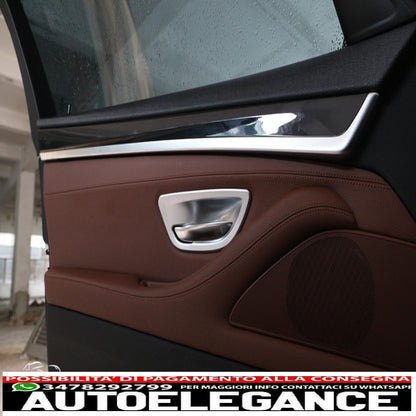 buchi maniglie porta gusci rivestimento porta cromato per bmw serie 5 f10 e f11-mostra il titolo originaletesto originale maniglia rientranze conchiglie rivestimento porta cromato per bmw 5 serie f10 e f11 AUTOELEGANCERICAMBI