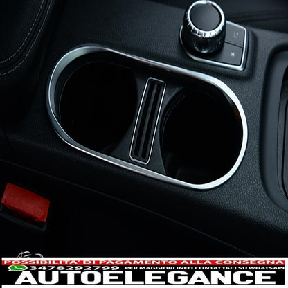 Chrome frame cup holder for mercedes a, cla, gla - show original titleoriginal textchromrahmen blende getränkehalter für mercedes a, cla , gla