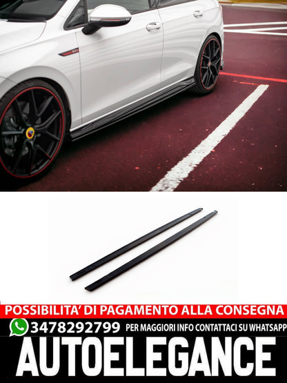 MINIGONNE LATERALI DIFFUSORI V.4 VOLKSWAGEN GOLF GTI / GTE / GTI CLUBSPORT