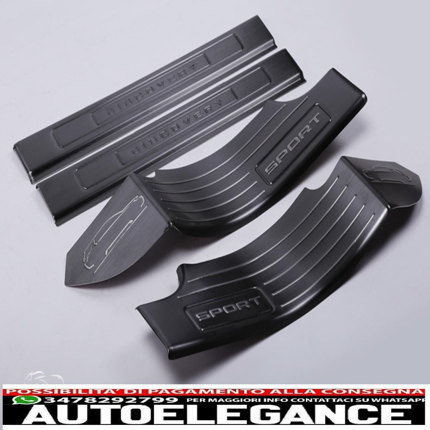 barre ingresso acciaio inox v2a senza risparmio land rover discovery sport l550-mostra il titolo originaletesto originaleeinstiegleisten edelstahl v2a ohne aussparung land rover discovery sport l550 AUTOELEGANCERICAMBI