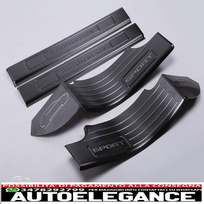 barre ingresso acciaio inox v2a senza risparmio land rover discovery sport l550-mostra il titolo originaletesto originaleeinstiegleisten edelstahl v2a ohne aussparung land rover discovery sport l550 AUTOELEGANCERICAMBI