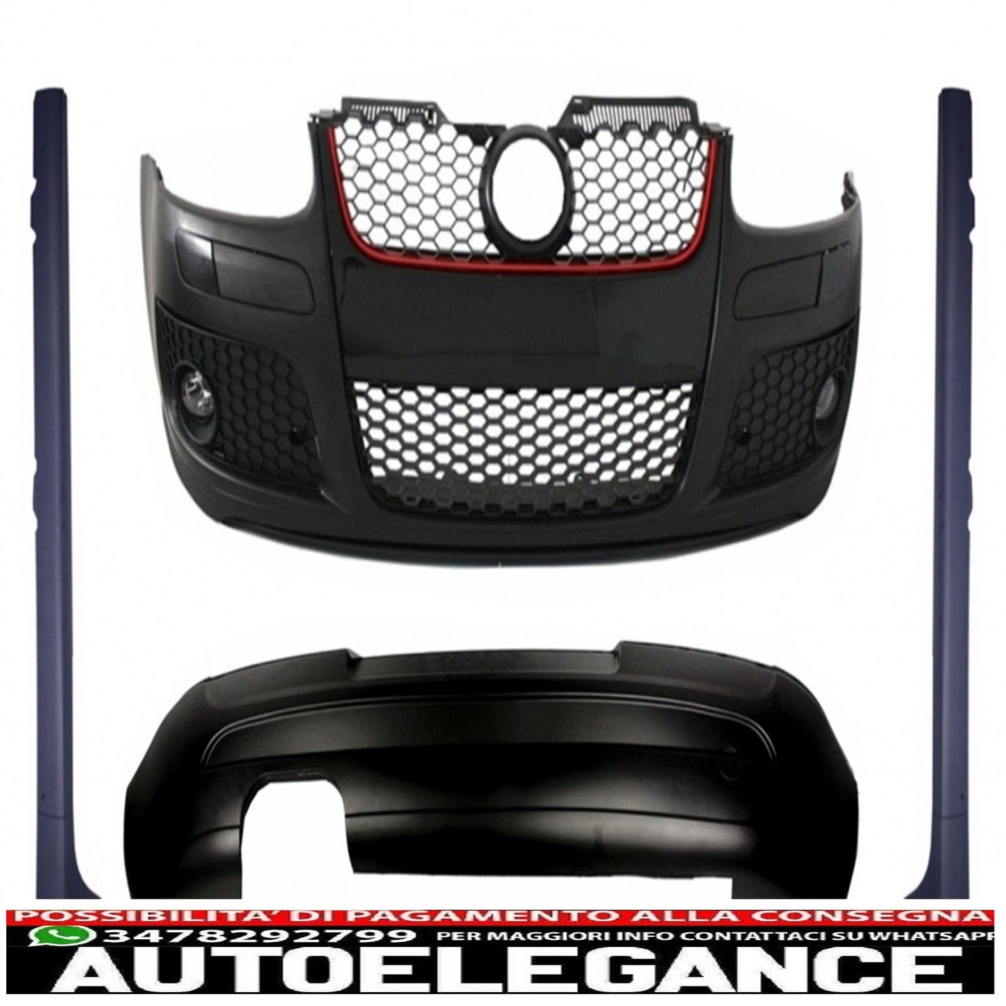 kit carrozzeria adatto per vw golf mk5 v 5 (2003-2008) design gti