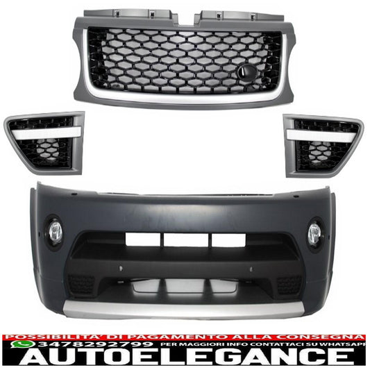 Gruppo paraurti anteriore e griglie anteriori adatto per Rover Sport L320 Facelift (2009-2013) design autobiografia