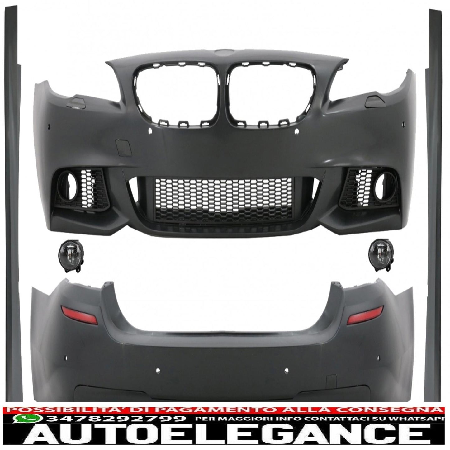 complete body kit suitable for bmw 5 series f10 (2011-2014) m-technik design 