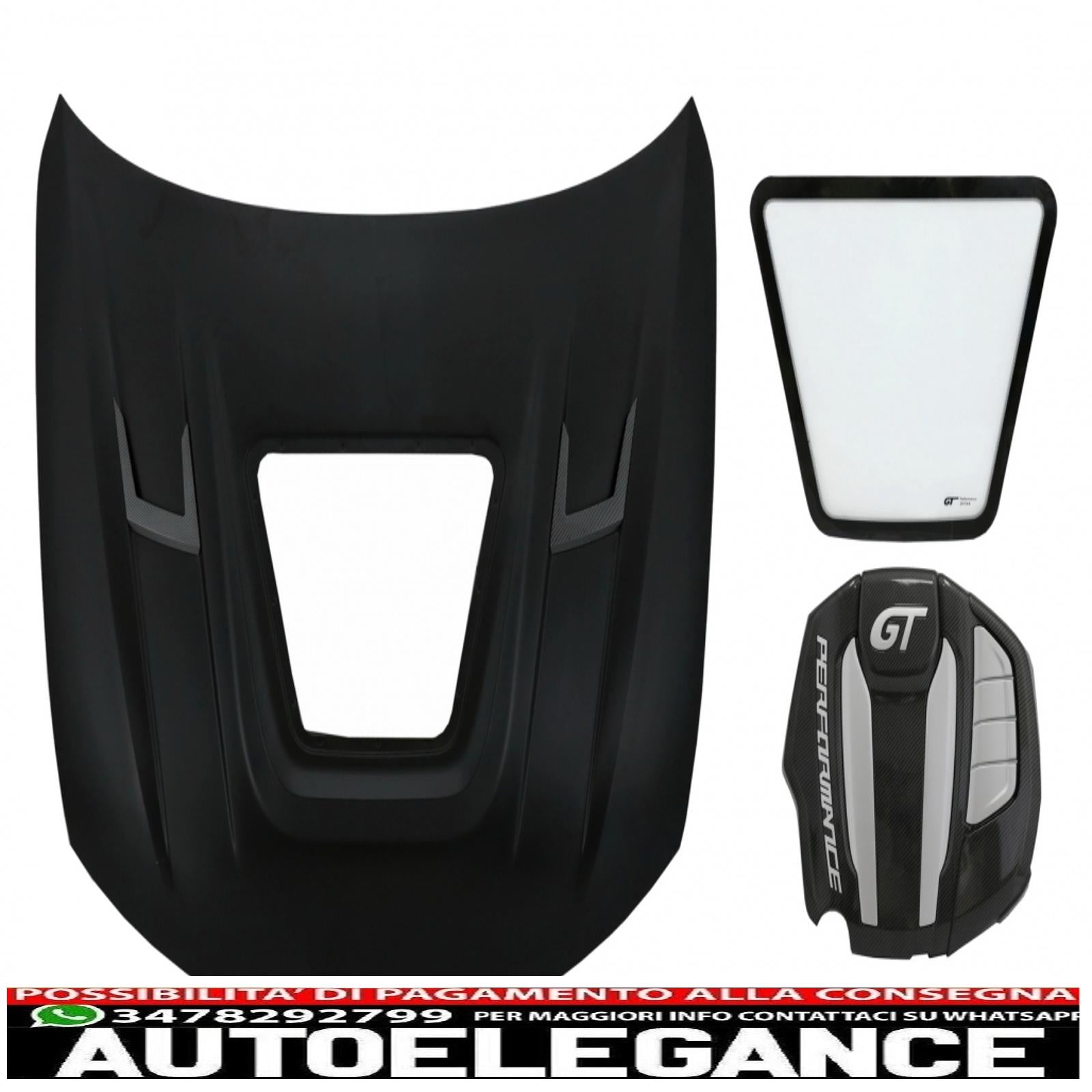 cofano cofano con copertura motore adatto per audi a6 c7 4g (2012-2018) gt design AUTOELEGANCERICAMBI