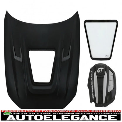 cofano cofano con copertura motore adatto per audi a6 c7 4g (2012-2018) gt design AUTOELEGANCERICAMBI