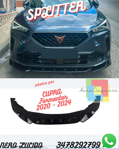 Front Splitter CUPRA Formentor 2020 - 2024 With ABE TÜV 