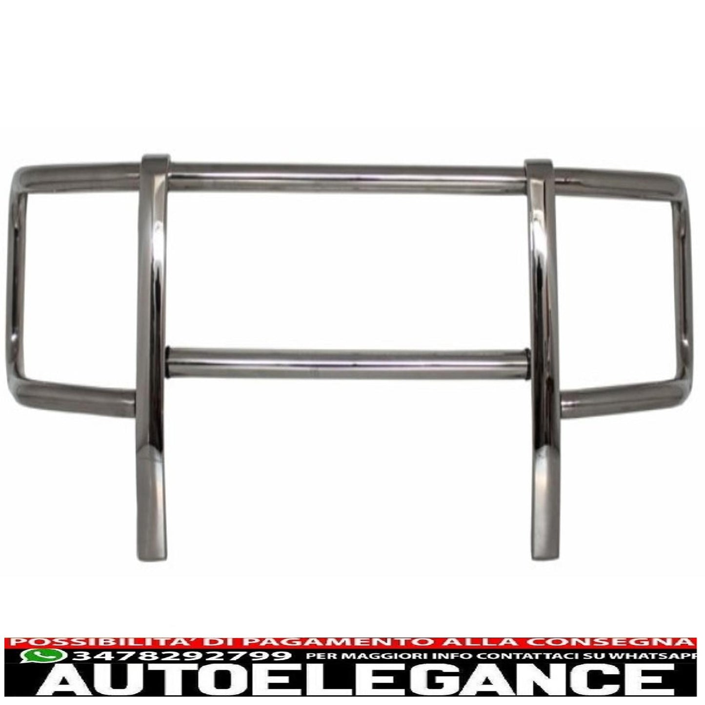 Bullbar adatto per mercedes classe g w463 (1989-2018) design g63 g65 AUTOELEGANCERICAMBI
