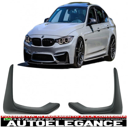 Front Bumper Spoiler Wings Fit For BMW F80 M3 F82/F83 M4 (2014-2019) 