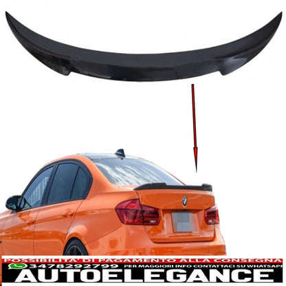 trunk spoiler suitable for bmw 3 series f30 f80 (2011-2018) m4 design real carbon