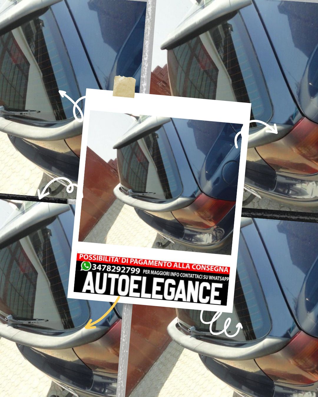 SPOILER adatto per VW GOLF 4 1997-2006