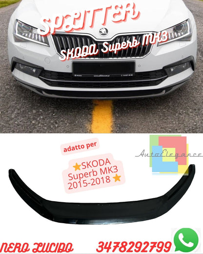 SPLITTER ADATTO PER ⭐ ⭐ SKODA Superb MK3 2015-2018 ⭐ ⭐