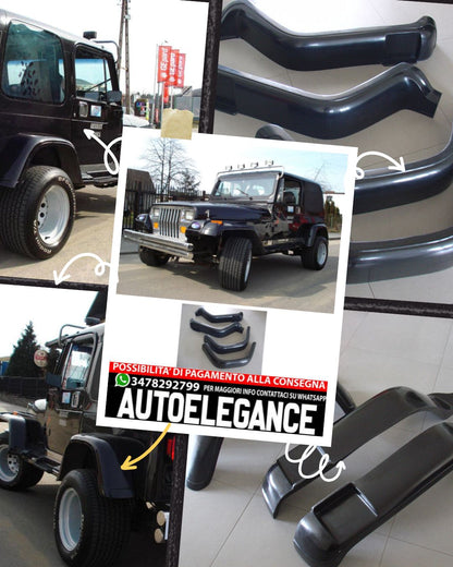 PARAFANGHI ADATTI PER JEEP WRANGLER YJ ( 1987 - 1996 )
