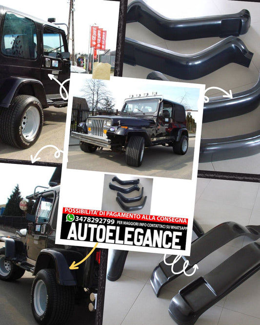 PARAFANGHI ADATTI PER JEEP WRANGLER YJ ( 1987 - 1996 )