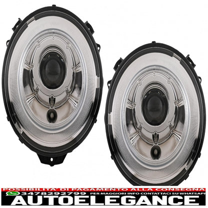 original look bi-xenon headlights suitable for mercedes g-class w463 (2005-2017) chrome 