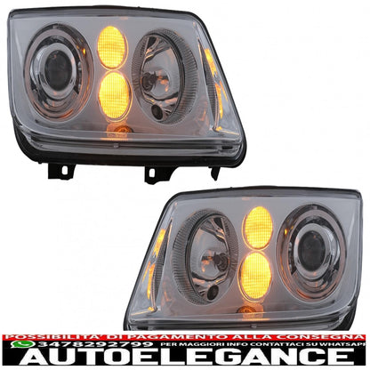 headlights suitable for vw bora (09.1998-07.2005) chrome