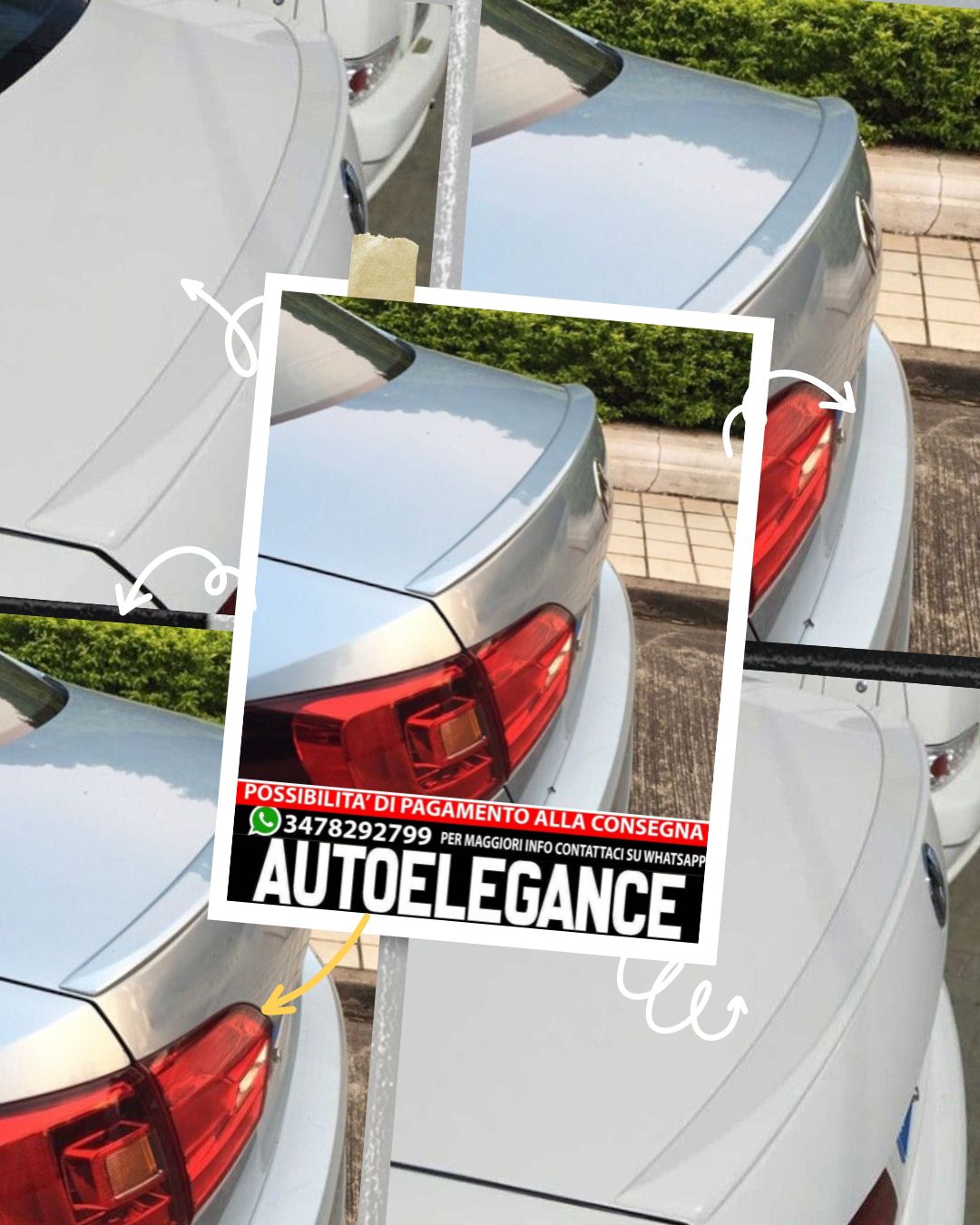SPOILER adatto per VW JETTA 2010-2018