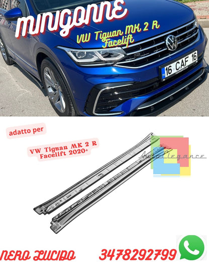 ✨Minigonne Laterali VOLKSWAGEN Tiguan MK 2 R Facelift 2020+✨