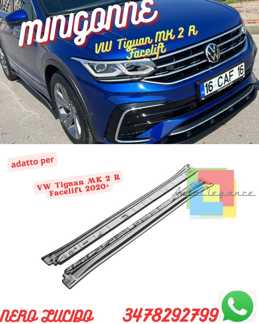 ✨Side Skirts VOLKSWAGEN Tiguan MK 2 R Facelift 2020+✨ 