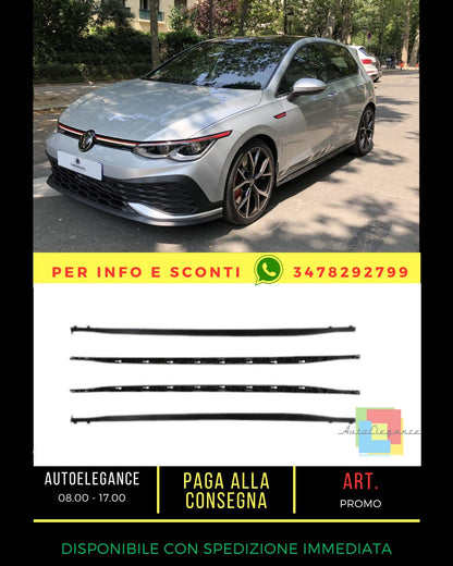 ⭐Pair of side skirts SUITABLE FOR golf 8 look rline⭐