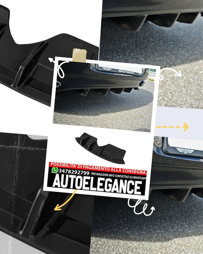 DIFFUSORE POSTERIORE ADATTO PER BENTLEY CONTINENTAL GT  (2009-2012)