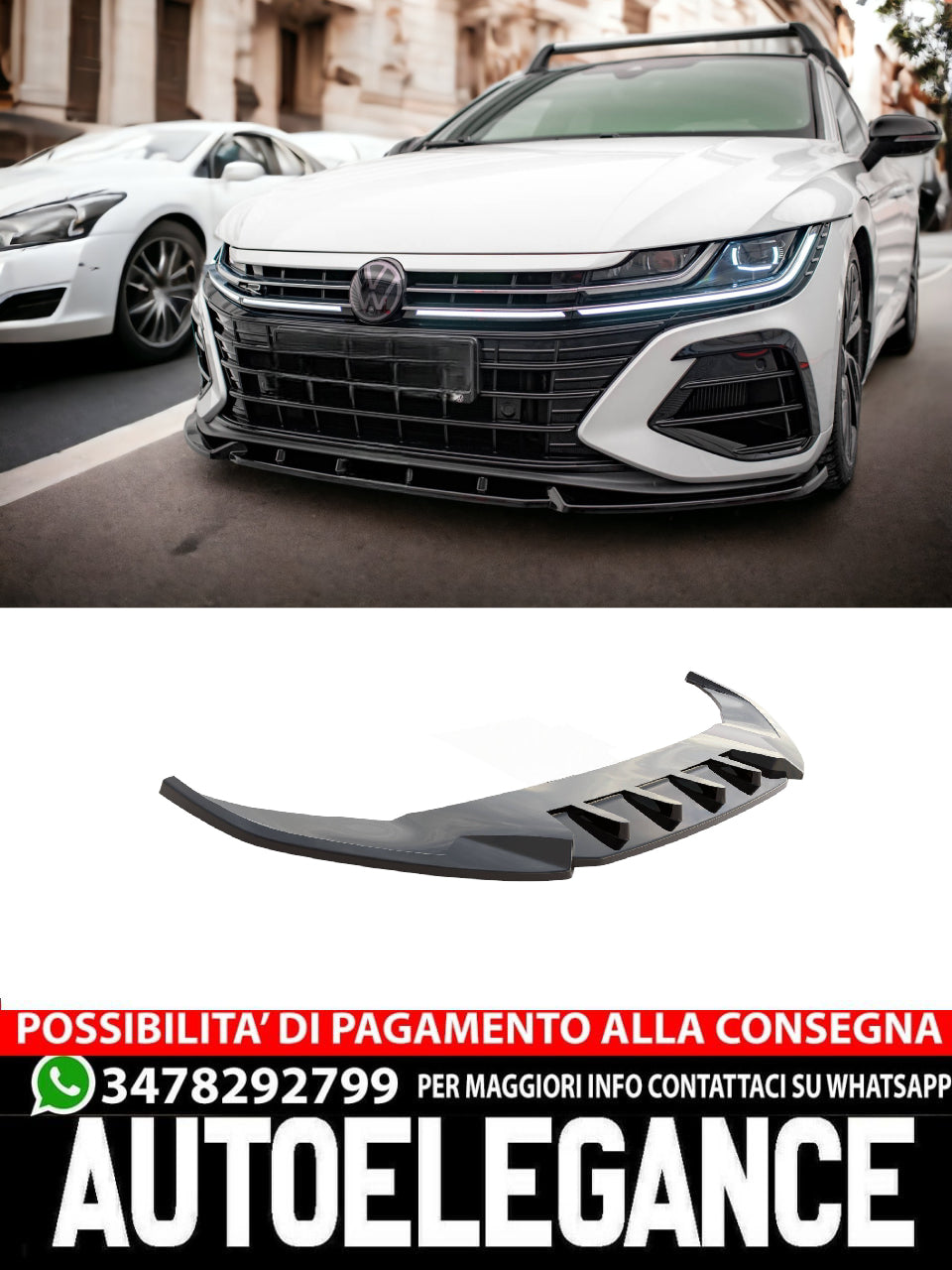 SPLITTER ANTERIORE V.2 VOLKSWAGEN ARTEON R
