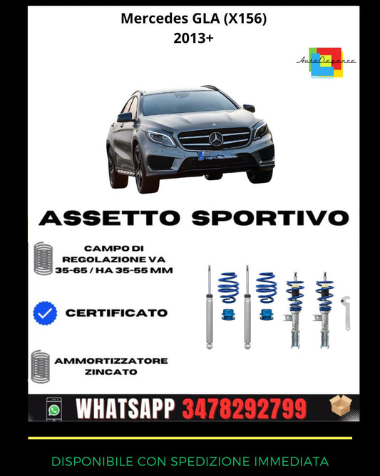 🔥Sports suspension SUITABLE FOR Mercedes GLA (X156) 180, 200, 220, 250 2013+🔥