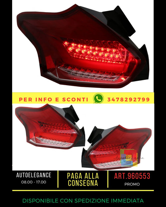 🔥Fanale posteriore adatto per Ford Focus MK 3 Hatchback Facelift 15-20🔥