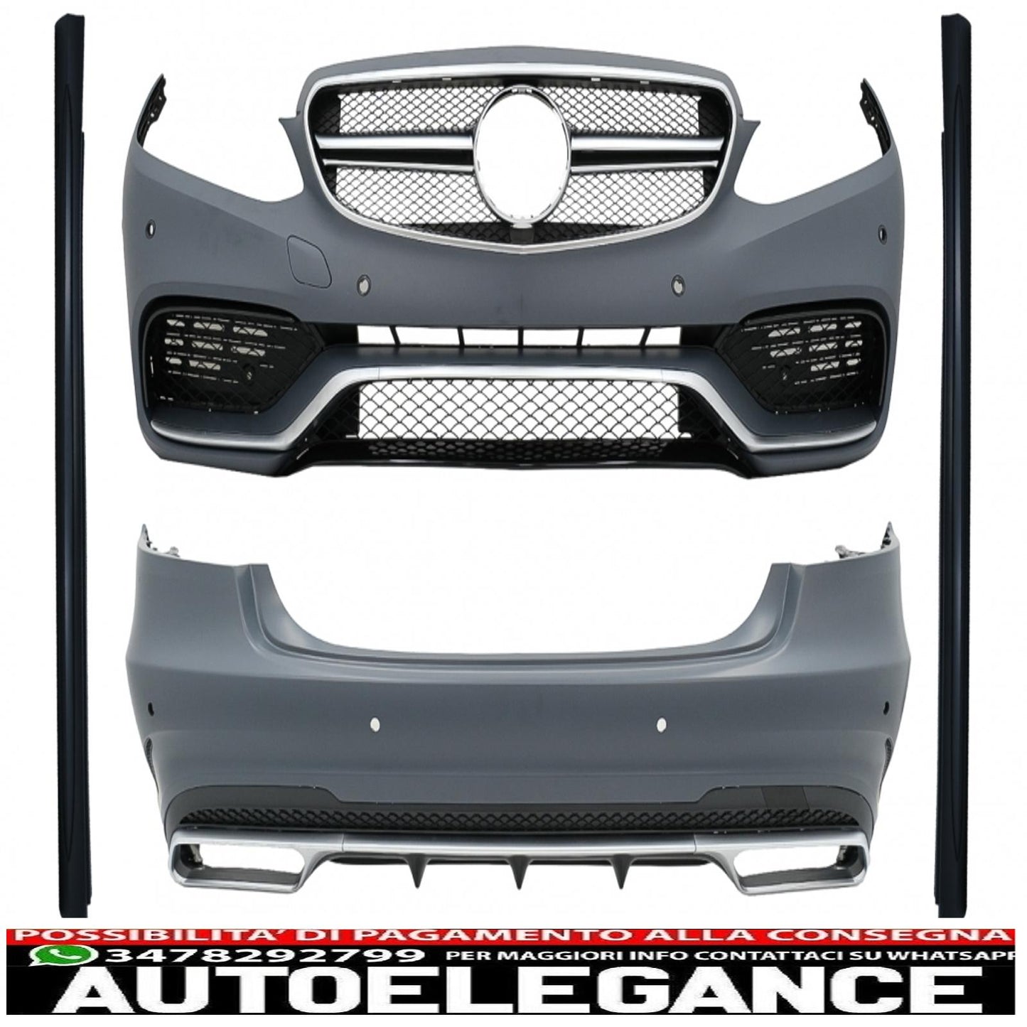 complete body kit suitable for mercedes e-class w212 restyling (2013-2016)
