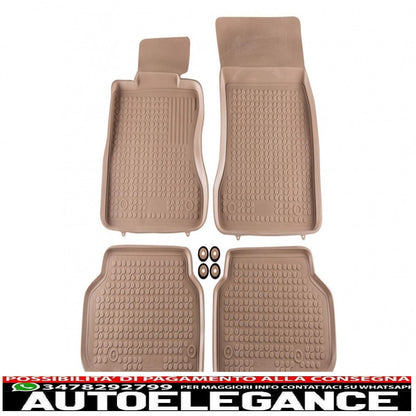 Beige floor mat suitable for bmw 7 (f01) (2008-2015) 