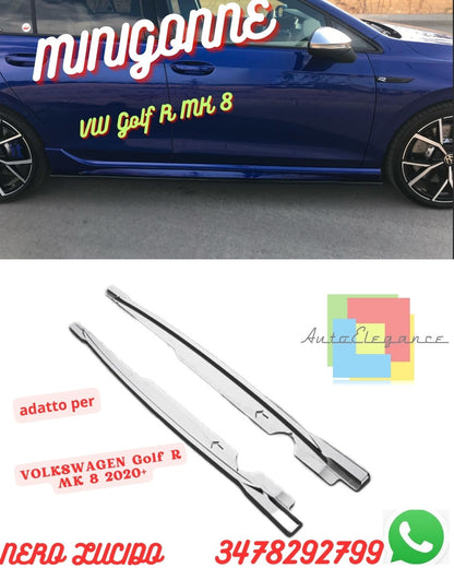 ✨Minigonne Laterali VOLKSWAGEN Golf R MK 8 2020+  ✨✅