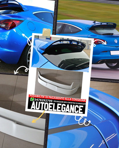 SPOILER COMPATIBILE PER OPEL ASTRA J GTC 2011-2015