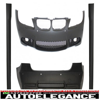 complete body kit suitable for bmw 3 series e90 lci facelift 2008-2011 m3 design with pdc 