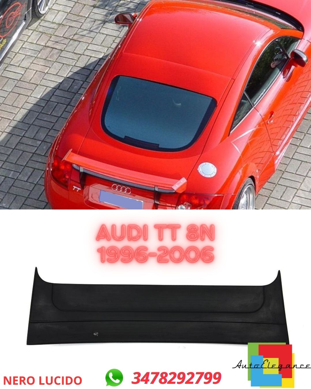 ✨ SPOILER COMPATIBLE FOR Audi TT 8N 1996-2006✨